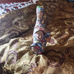 unique, multi-faced sculpture Clay On Bottle 