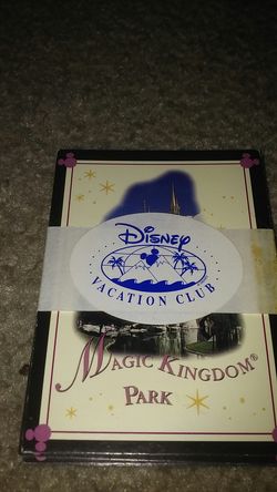 Disney Vacation Club Magic Kingdom Park Cards .......Mint Condition