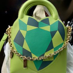 Tiffany & Co. Faceted Green And Blue Purse