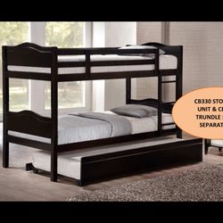 $250 Twin Bunk Bed Not Including Mattress And Trundle 