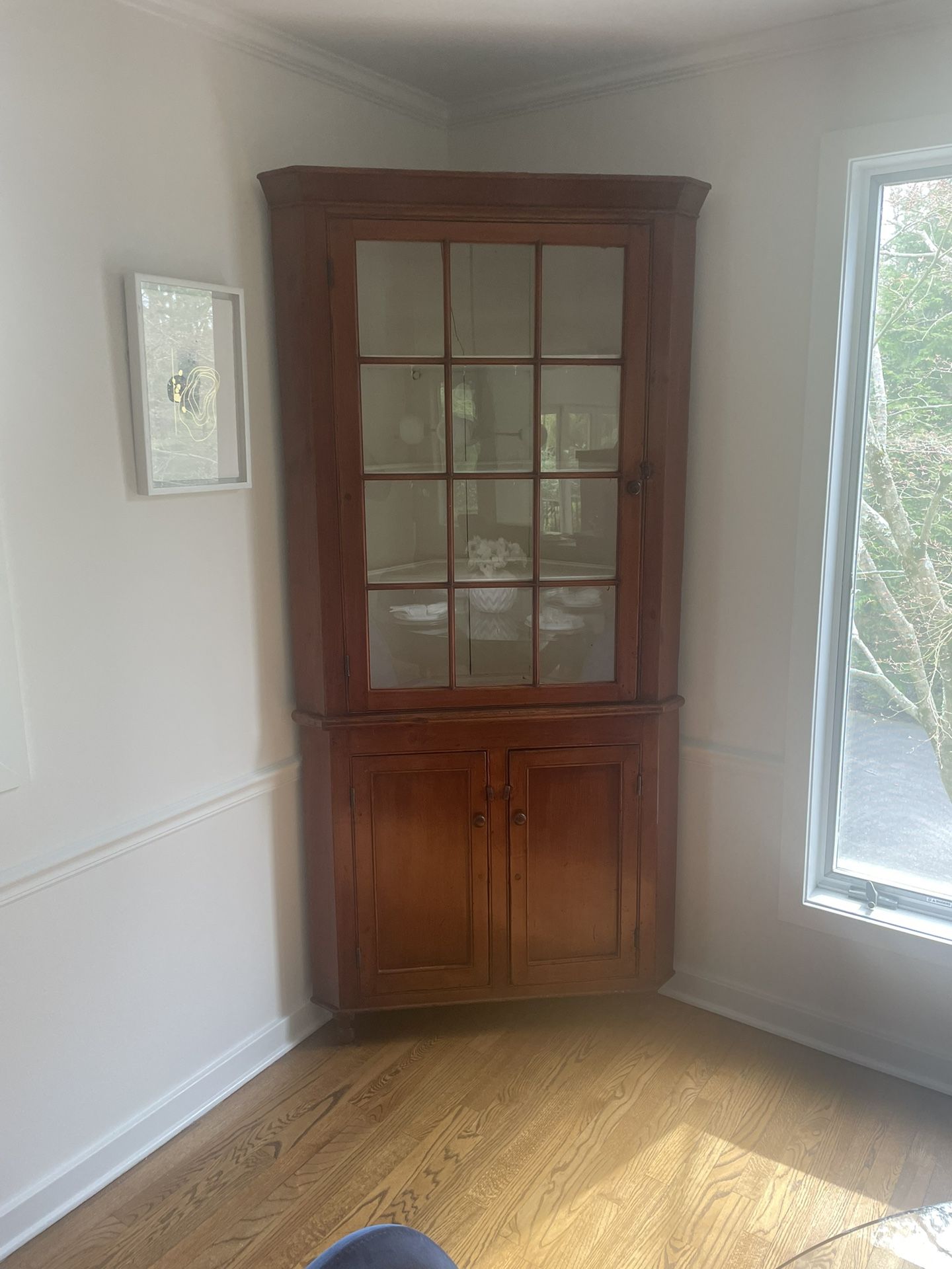 Late 18th Century New England Corner Cabinet