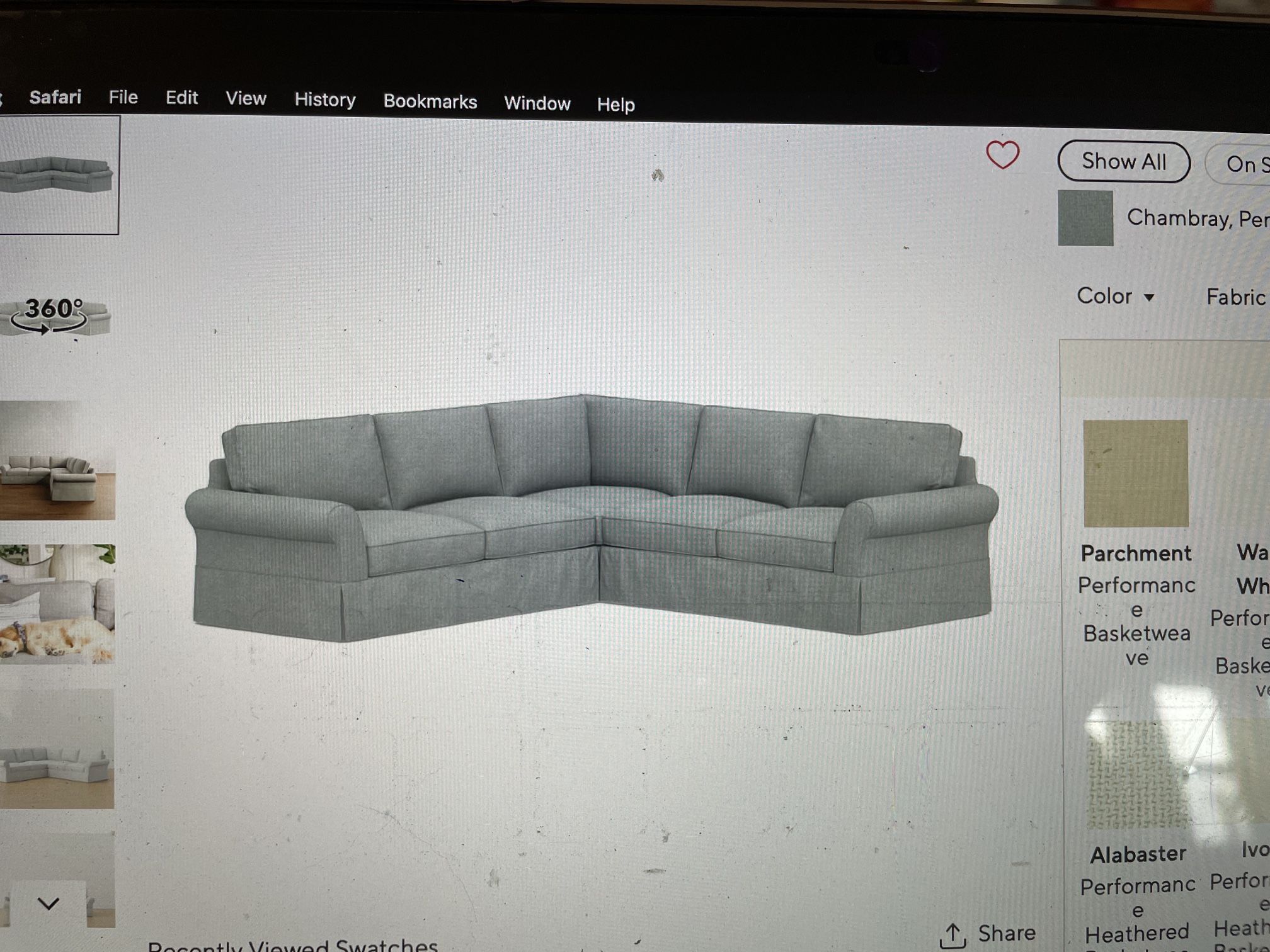 Couch Sectional Pottery Barn