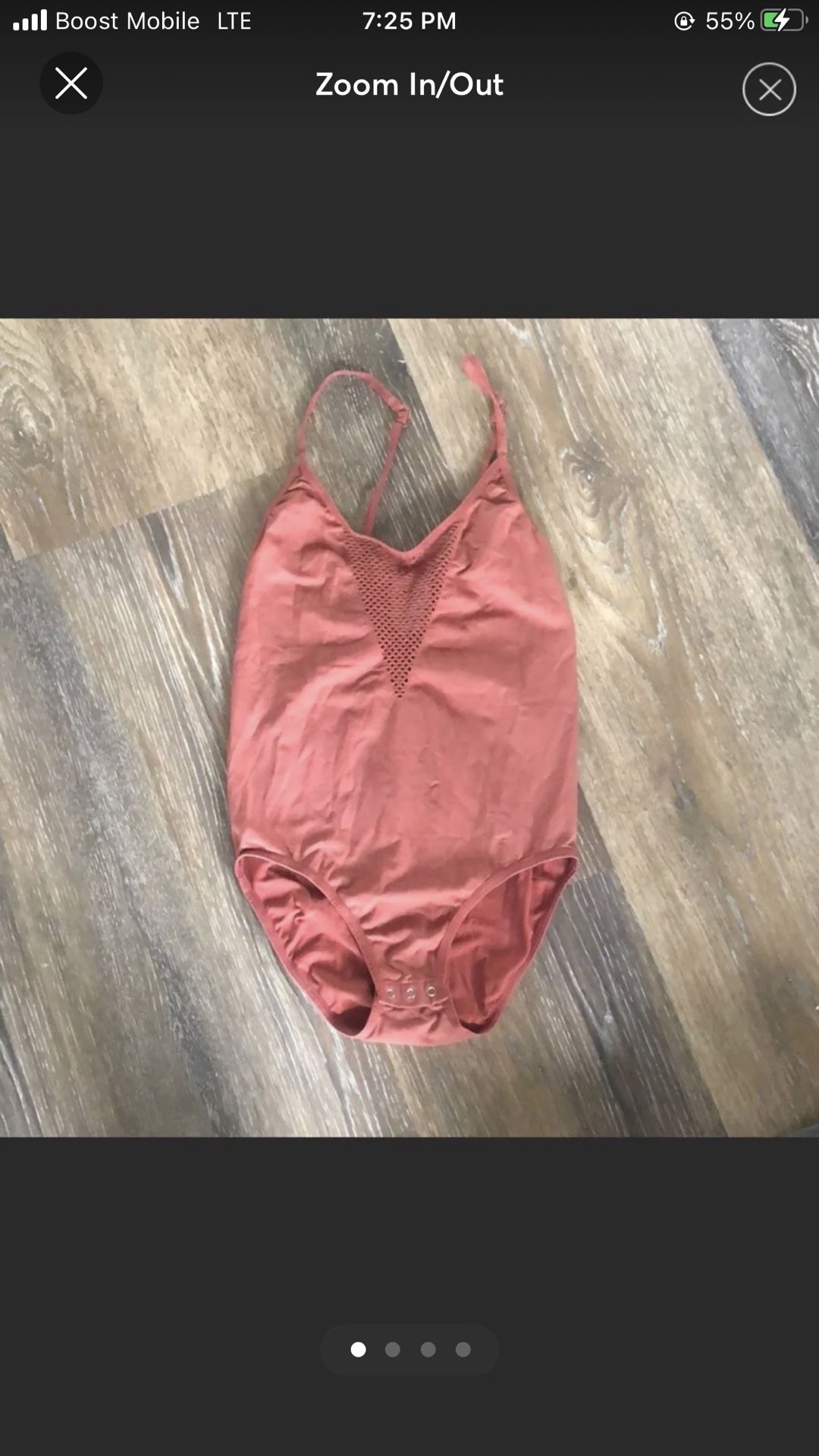 Victorias Secret Salmon Bodysuit 