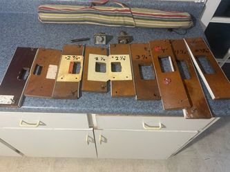 Door hinge router jigs