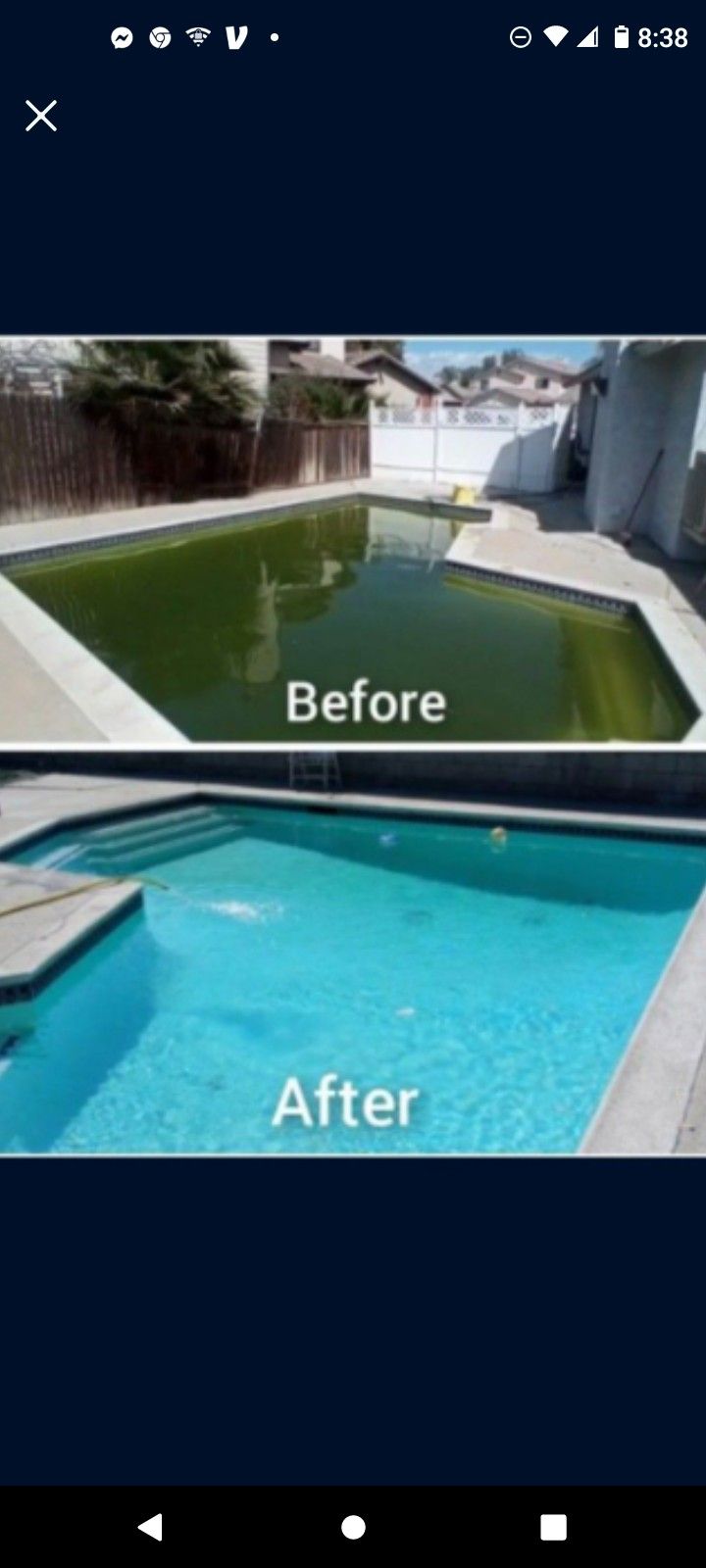 Corona Pool Service. From Green To Clean.