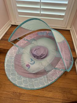Swingways Sun Canopy Spring Float Mermaid For Baby 