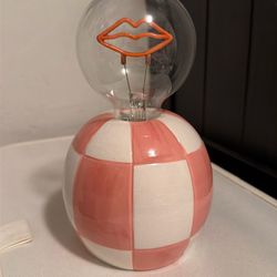 Pink Lip Desk Decoration