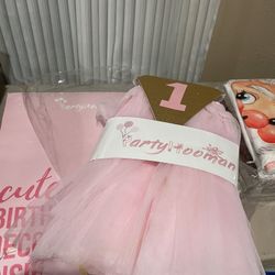 Baby Girl High Chair Tutú 