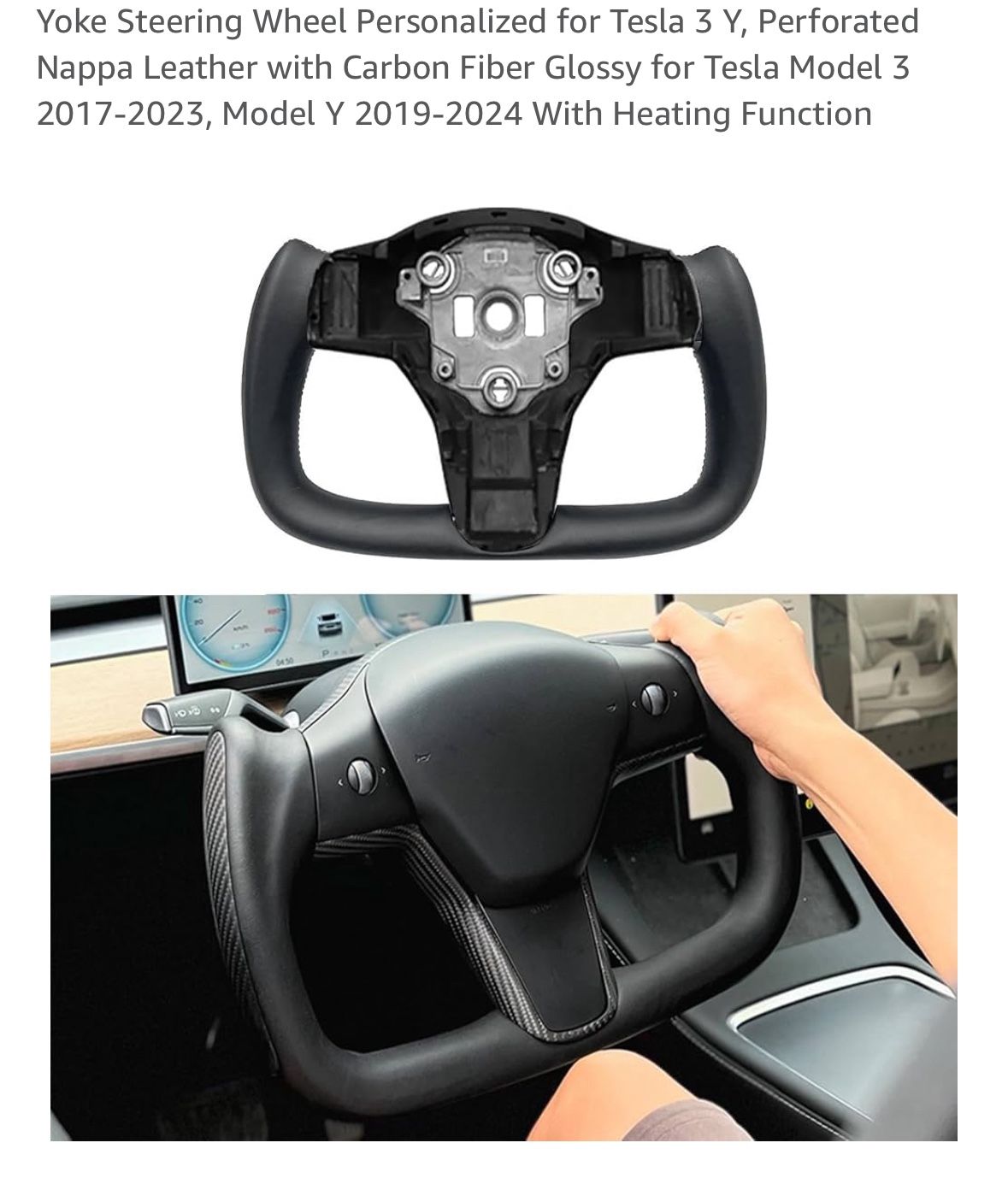 model Y or model 3 yoke - brand new never installed