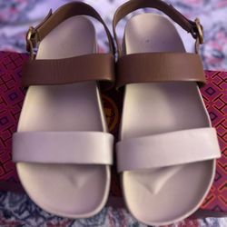 TORY BURCH SPORT SANDAL CALF LEATHER / CALF LEATHER