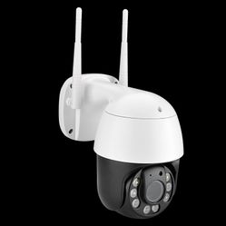 Outdoor 2.5inch PTZ 2.4G WiFi Security Camera Wireless Surveillance HD 1080P Pan/Tilt 5X Optical Zoom 150ft Night Vision Two-Way Audio IP66 Weatherpro