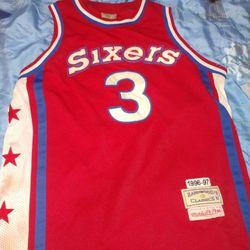 Michelle & Ness Allen Iverson Jersey 