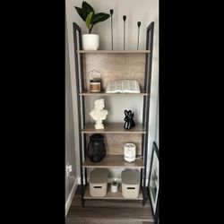 5 Tier Bookshelf Living Room Shelf