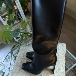 Black Knee high boots. ZARA SIZE 11