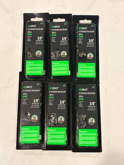 EGO 14" Replacement Chainsaw Chain – Lot of 6