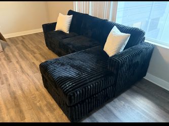 Brand New Plush Corduroy Sectional