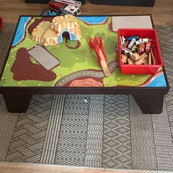 Wooden Train Table