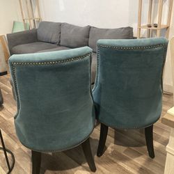 Teal Chairs 