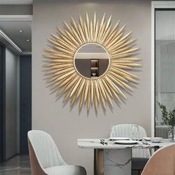 ❤️‍🔥 Large Metal Wall Mirror, Creative And Luxurious