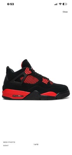Jordan IV “Red Thunder” size 10.5