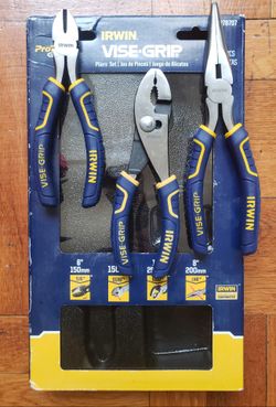 IRWIN VISE-GRIP Pliers Set, 3-Piece New
