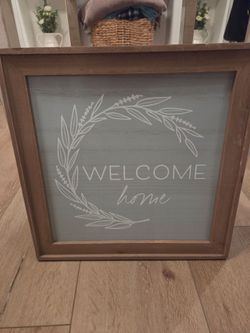 Wall Art "welcome home"