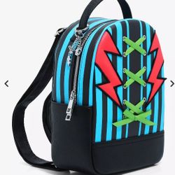 MONSTER HIGH FRANKIE STEIN HAUNT COUTURE BACKPACK LIGHTNING STRIPE Hot Topic