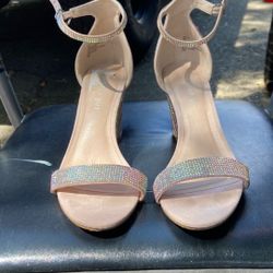 Madden Girl Shiny Heels Size 10 