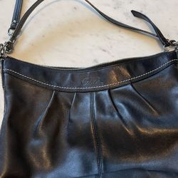 Black Leather Coach Purse