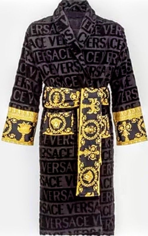 Versace Robe & Slipper Set