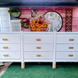 Super Long Solid Wood 9/Drawer Dresser 