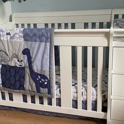 Crib With Changing Table And Matress