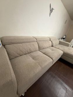Modular Sectional Couch Sand Beige
