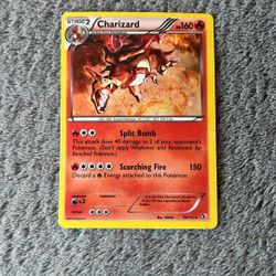 Charizard-Legendary Treasures Pokemon Card
