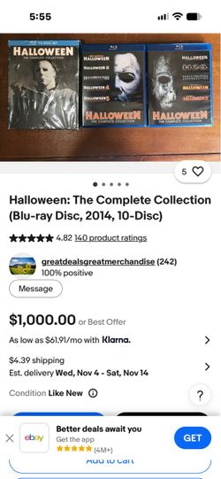Halloween The Complete Collection Blu-ray 10-Disc Set