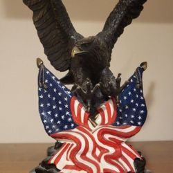 13" x 8"  Bronze sculpture titled "American Pride" signed by Max Turner