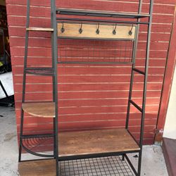 Hall Tree Coat Rack Bench