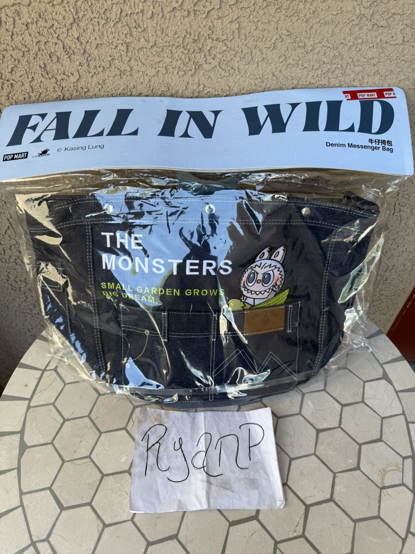 Labubu The Monsters Fall in Wild Demin Messenger Bag