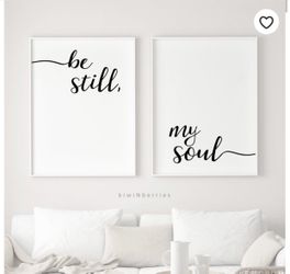 Be still my soul large prints