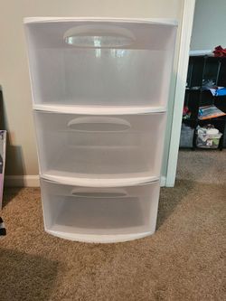 3-Drawer Sterilite plastic chest