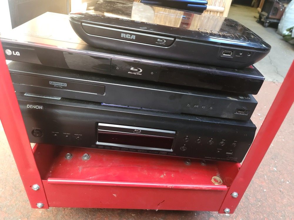 Receivers, Cassette Players, VHS Tape Players, 8 Track Tape Players for