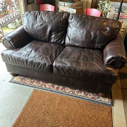 Leather Loveseat!