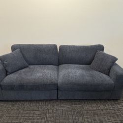 Dark Blue Super Comfy Loveseat In Perfect Condition