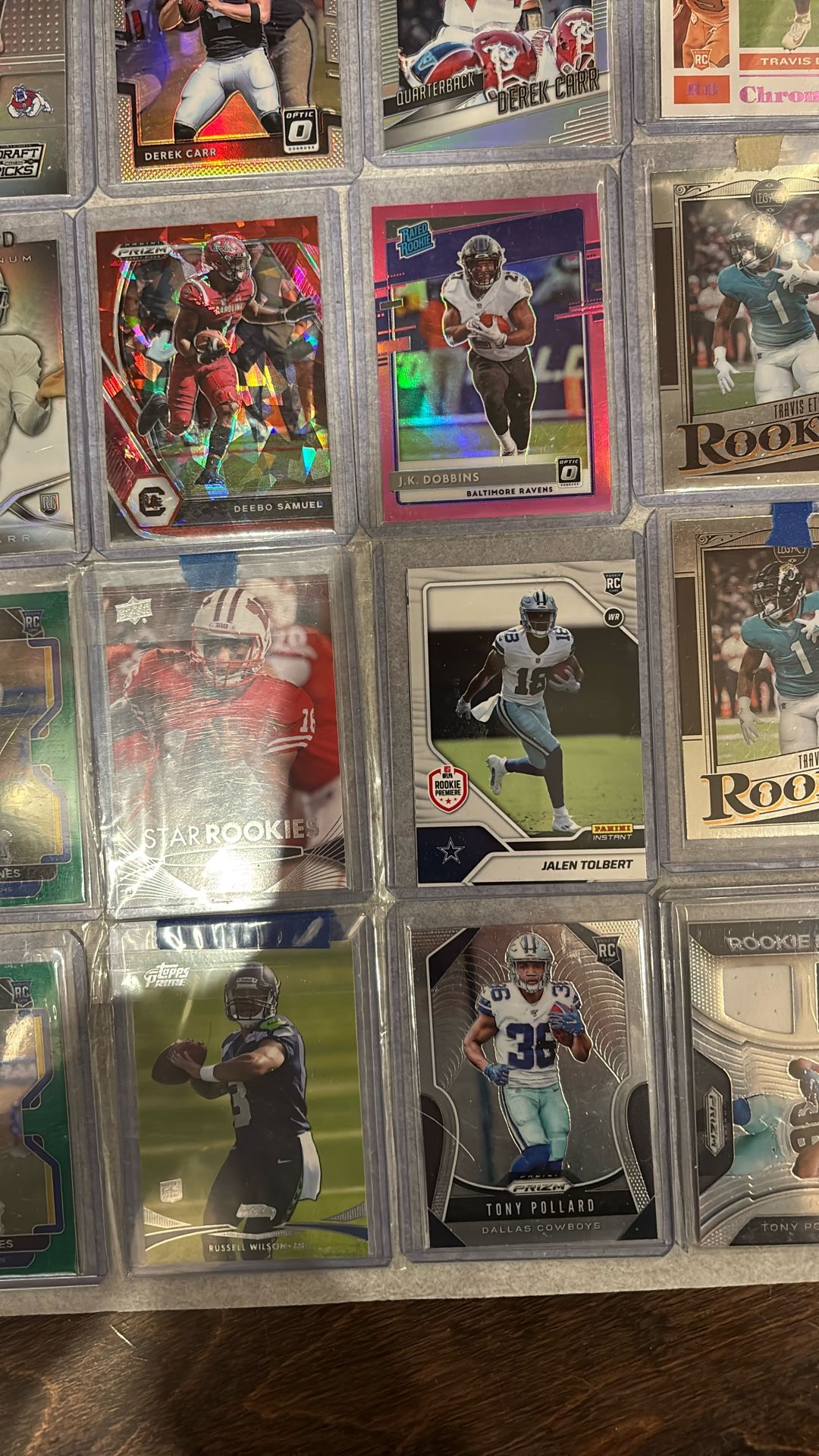 NFL Card Lot🔥 Ungraded Mint Rookies, Collegiate Etc