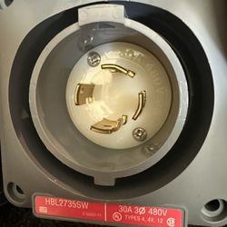 Hubble 30amp Connector HBL2735