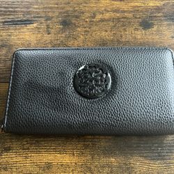 Black Leather Wallet 