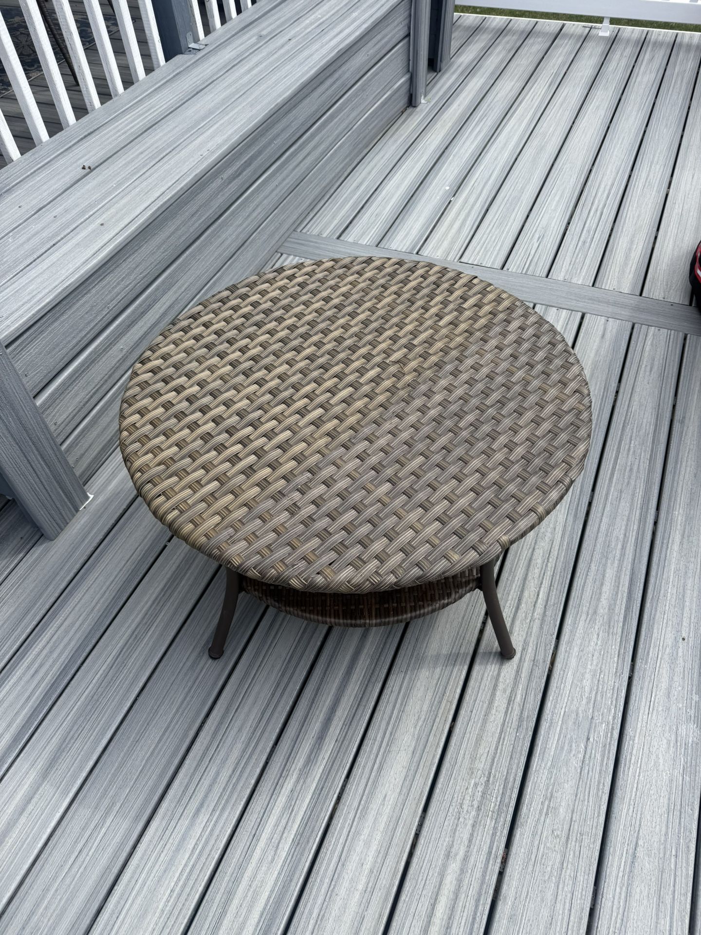 Like  New (Never Used) Wicker Outdoor Table