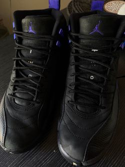 Air Jordan 12 Black Purple Men’s 9.5