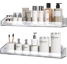Acrylic shelves