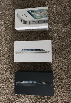 BOX ONLY - iPhone 5 iPhone 4s boxes